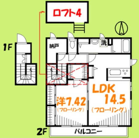 ベラコット国分寺　の物件間取画像